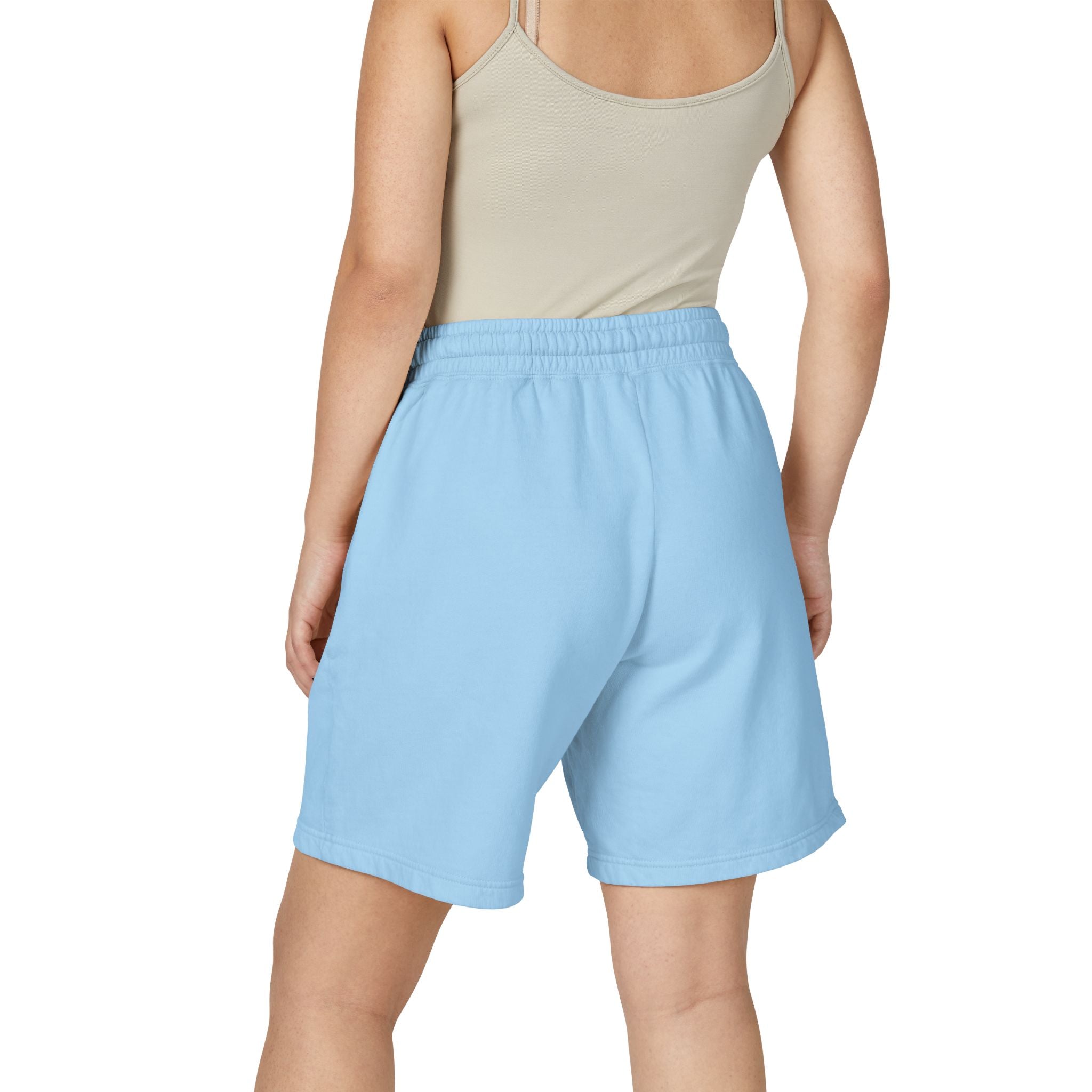 norvix- Lightweight Garment-Dyed Fleece Sweat Shorts — Minimal 'ROFVXR' Logo