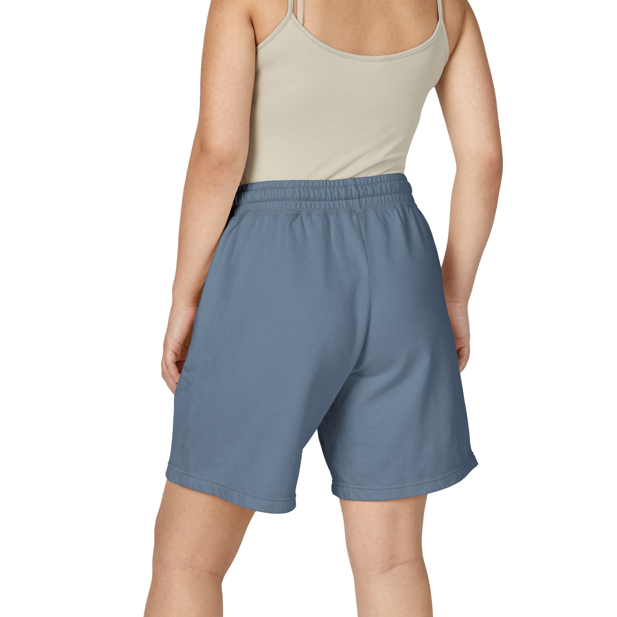 norvix- Lightweight Garment-Dyed Fleece Sweat Shorts — Minimal 'ROFVXR' Logo