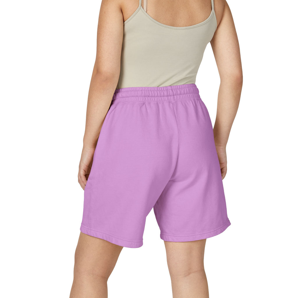 norvix- Lightweight Garment-Dyed Fleece Sweat Shorts — Minimal 'ROFVXR' Logo
