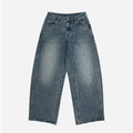 norvix Vintages High Quality Jeans Men Straight Wide Leg Jeans Plus Size Unisex Loose Fit Hip Hop Streetwear Baggy Jeans Men